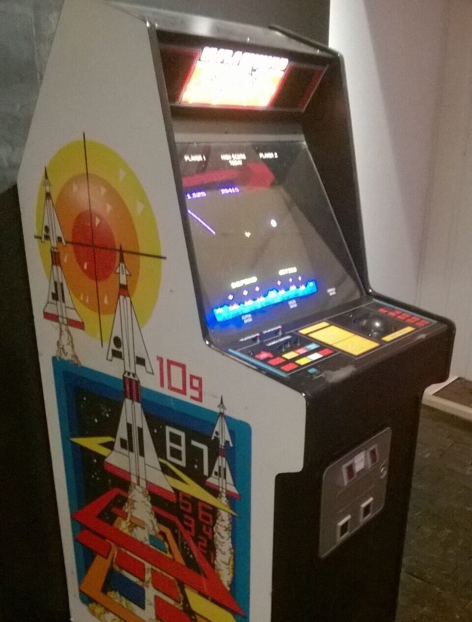 missile command cabinet